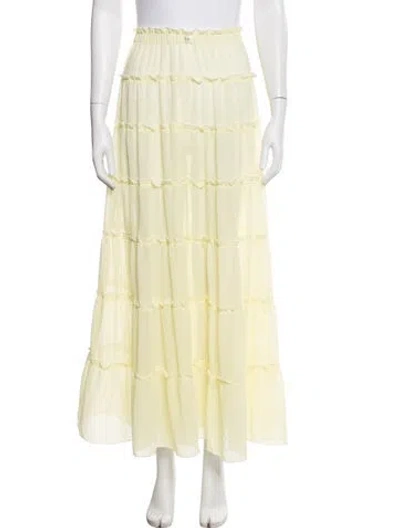 Pre-owned Bananhot Midi Length Skirt W/ Tags In Yellow