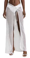 Bananhot Midi Net Sarong White In White