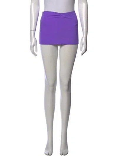 Pre-owned Bananhot Mini Skirt In Purple