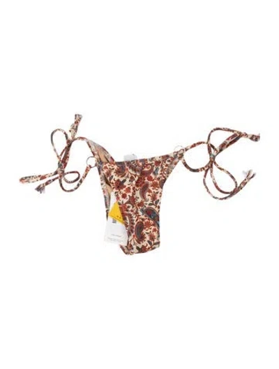 Pre-owned Bananhot Paisley Print Bottoms W/ Tags In Multicolor