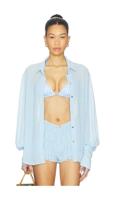 Bananhot Paloma Shirt In Blue