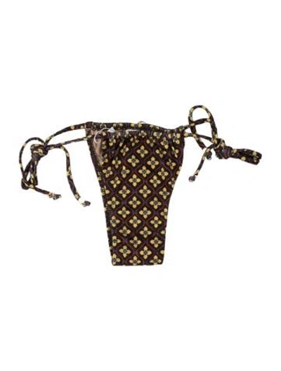 Pre-owned Bananhot Patterned Bottoms In Black