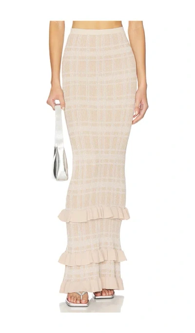 Bananhot Petra Maxi Skirt In Orange