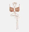 Bananhot Printed Bikini Top In India Paisley Print