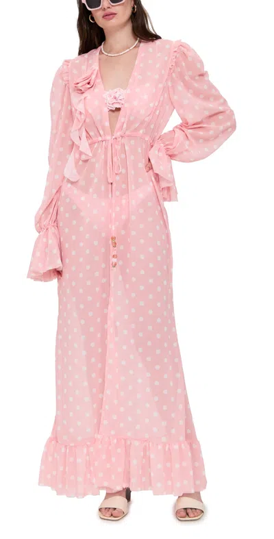 Bananhot Remora Cover Up Peach Polka
