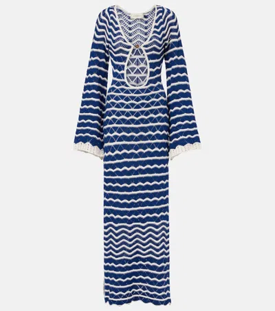 Bananhot Rey Knitted Cotton-blend Maxi Dress
