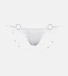 Bananhot Rings Floral Bikini Bottoms In White
