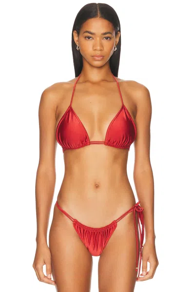 Bananhot Seychelle Bikini Top In Red