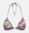 Bananhot Seychelle Triangle Bikini Top In Multicoloured