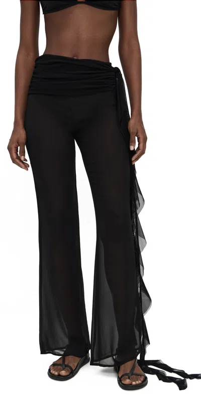 Bananhot Shawn Mesh Pants Black