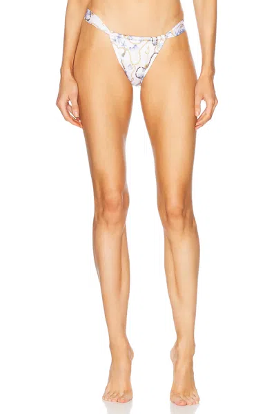Bananhot Shell Bikini Bottom In Light Royal