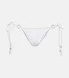Bananhot Side-tie Triangle Bikini Bottoms In White