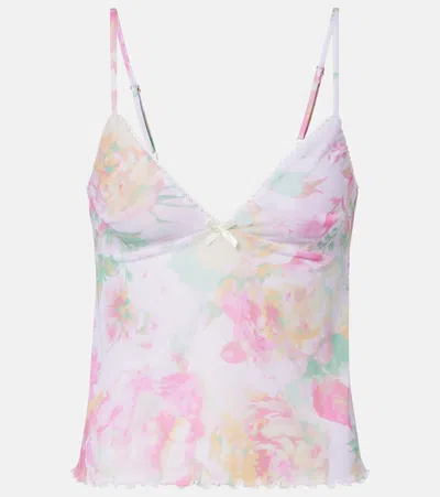 Bananhot Solay Floral Top In Pink