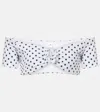 Bananhot Stefani Off-shoulder Polka-dot Top In Multi