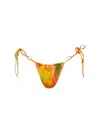 Bananhot Summer Printed Bikini Bottoms In Pink