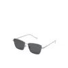 Banbe Natalia Sunglasses In Dark Silver/light Silver In Gray