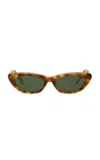 Banbe The Caroline Cat-eye Acetate Sunglasses In Neutral
