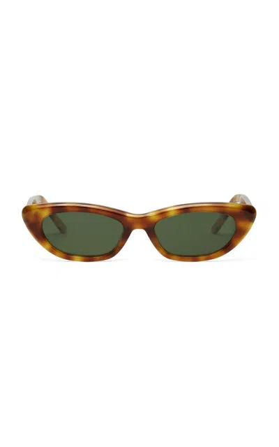 Banbe The Caroline Cat-eye Acetate Sunglasses In Neutral