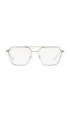 Banbe The Pfeiffer Optical Eyeglasses In Metallic Gold