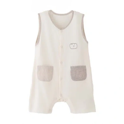 Banblu Babies'  Bear Pocket Romper In Multi