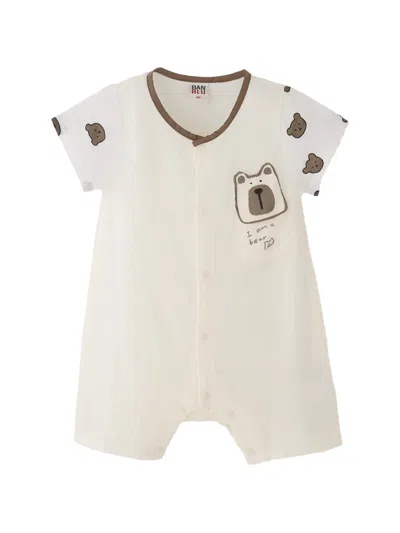 BANBLU BEAR-PATCH ROMPER