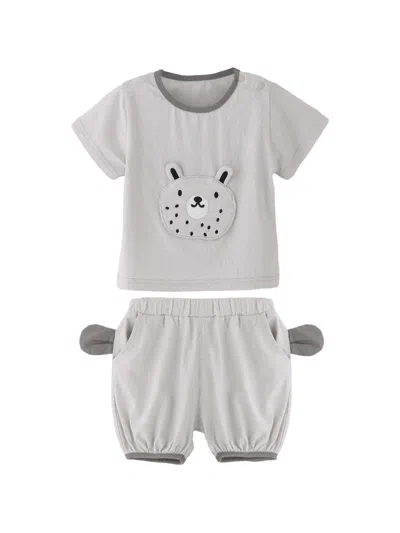 Banblu Babies'  Bear Ear Set In Gray