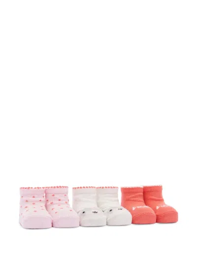 Banblu Babies' Hello Bunny Socks (set Of Three) In Multi