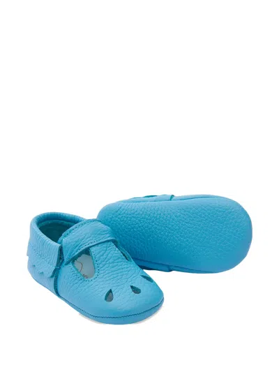 Banblu Babies' Perforated Scalloped-edge Shoes In Multi