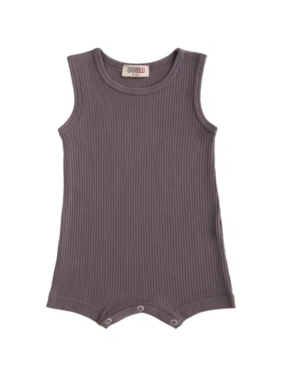 Banblu Babies' Ribbed Sleeveless Body In Multi
