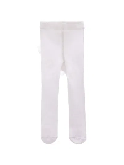 Banblu Babies' Ruffle Pom-tail Tights In Pink