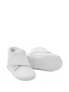 Banblu Touch-strap Ankle Boots In White