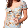Band Of Gypsies Aitana Top In Blue In Multi