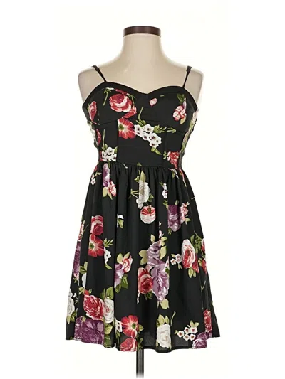 Pre-owned Band Of Gypsies Casual Dress In Black