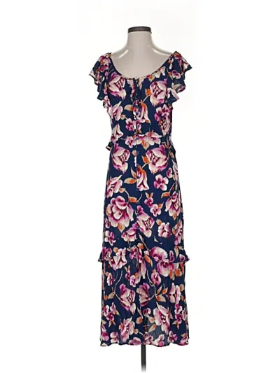 Pre-owned Band Of Gypsies Casual Dress In Blue