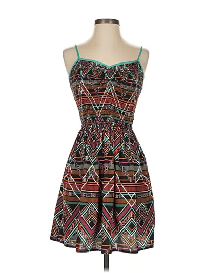 Pre-owned Band Of Gypsies Casual Dress In Blue