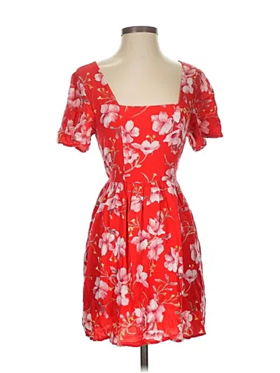 Pre-owned Band Of Gypsies Cocktail Dress In Red