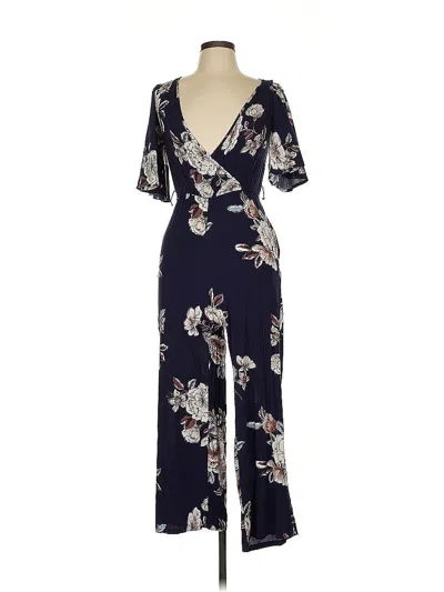 Pre-owned Band Of Gypsies Jumpsuit In Blue