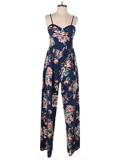 Pre-owned Band Of Gypsies Jumpsuit In Blue