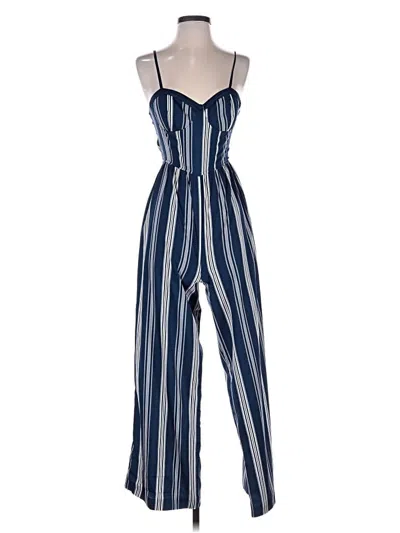 Pre-owned Band Of Gypsies Jumpsuit In Blue