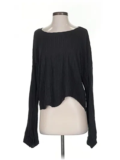 Pre-owned Band Of Gypsies Pullover Sweater In Black