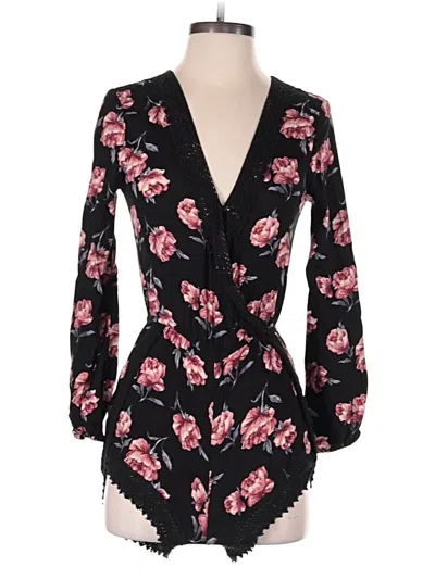 Pre-owned Band Of Gypsies Romper In Black