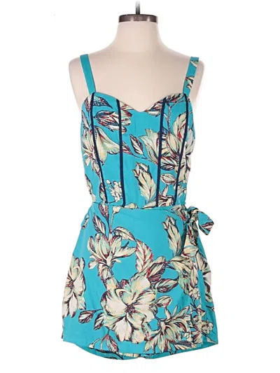 Pre-owned Band Of Gypsies Romper In Teal