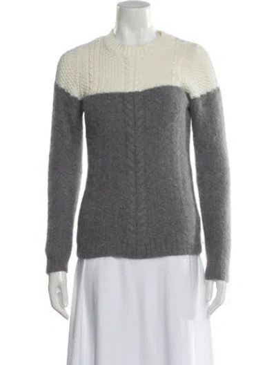 Pre-owned Band Of Outsiders Angora Sweater In Gray