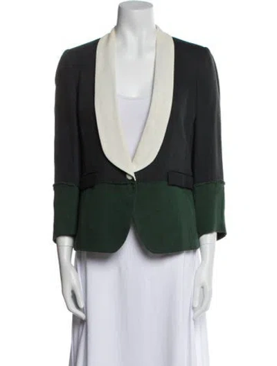 Pre-owned Band Of Outsiders Blazer In Gray