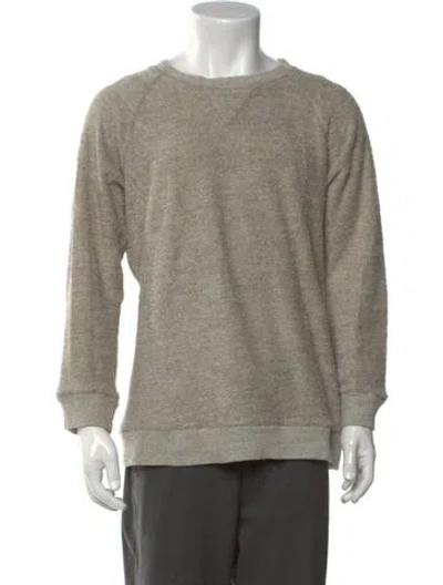 Pre-owned Band Of Outsiders Crew Neck Long Sleeve Pullover In Neutrals