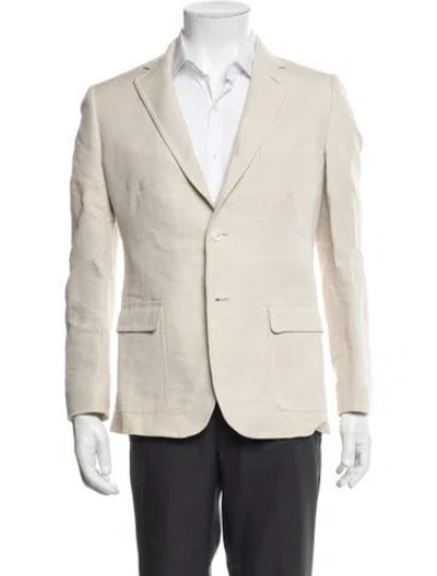 Pre-owned Band Of Outsiders Linen Blazer In Neutrals