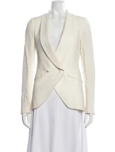 Pre-owned Band Of Outsiders Linen Blazer In Neutrals