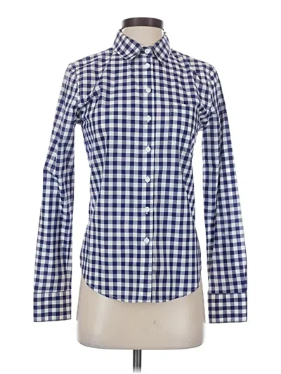 Pre-owned Band Of Outsiders Long Sleeve Button Down Shirt In Blue