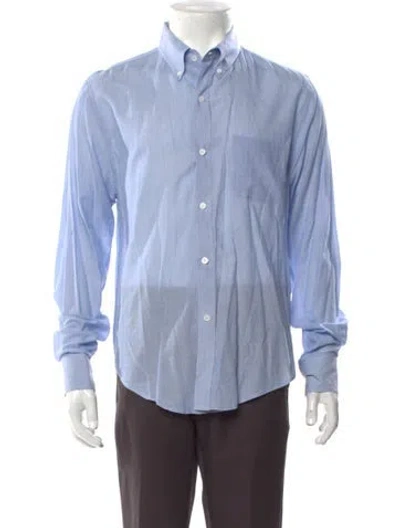 Pre-owned Band Of Outsiders Long Sleeve Dress Shirt In Blue