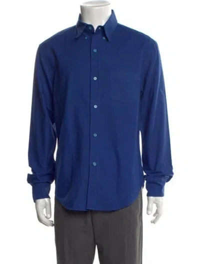 Pre-owned Band Of Outsiders Long Sleeve Dress Shirt In Blue